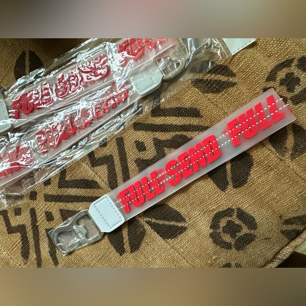Bottle Opener Keychain - Red